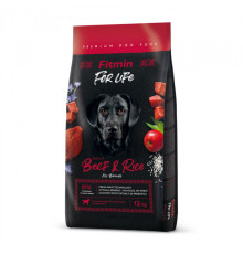 Fitmin dog For Life Beef & Rice / гіпоалергенний комплексний корм для дорослих собак ( яловичина з рисом), 12кг