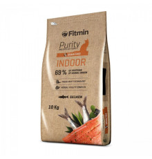 Fitmin cat Purity Indoor/ комплексний корм для дорослих котів, що живуть преважно у приміщенні (лосось), 1,5 кг