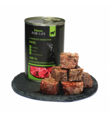 Fitmin dog For Life tin lamb / комплексний консервований корм для дорослих собак, баранина, 400г