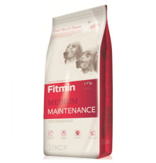 Fitmin dog medium maxi lamb&rice / гіпоалергенний повноцінний корм для дорослих собак середніх і великих порід ( ягня з рисом), 12 кг
