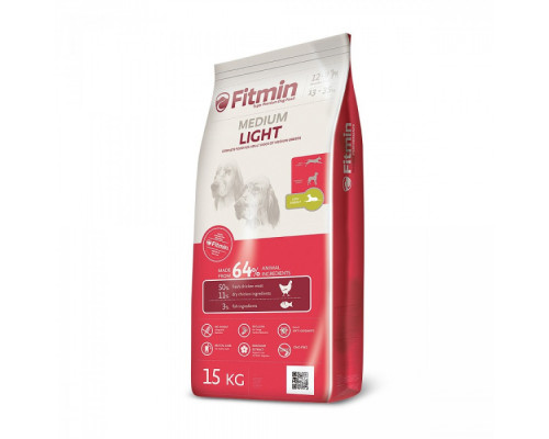 Fitmin dog medium light / повноцінний корм зниженої калорійності для дорослих собак середніх порід, 3 кг