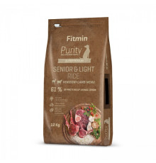 Fitmin dog Purity Rice Senior&Light Venison&Lamb / комплексний корм з рисом для собак з надлишком ваги та собак старшого віку (баранина, дичина), 12кг