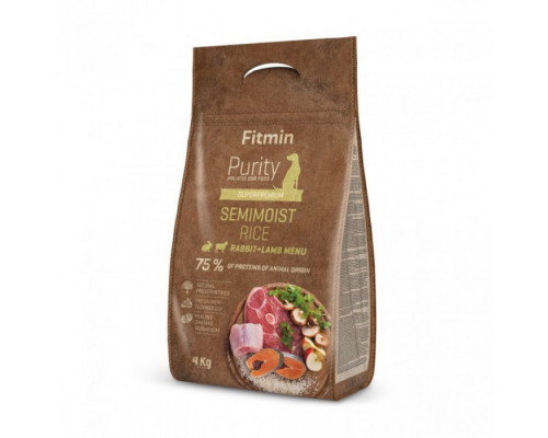 Fitmin dog Purity Rice Semimoist Rabbit&Lamb - 0.8 kg