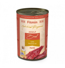Fitmin Nutrition Program Tin beef with linseed oil 400g/ консерва для собак яловичина з лляною олією