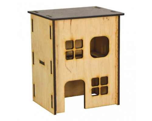 Будинок для хом'яка (дерево) 2-х поверх.