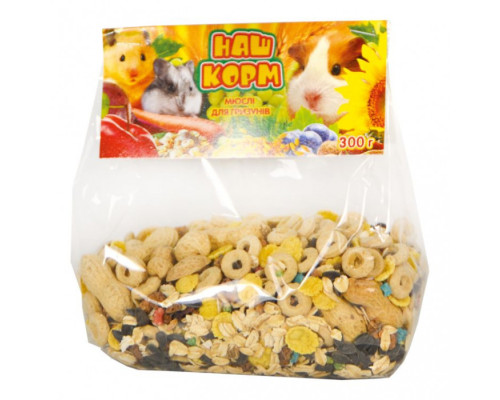 Наш Корм мюслі для гризунів 300г