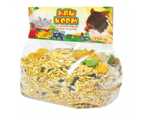 Наш Корм для мишей та щурів 750 г