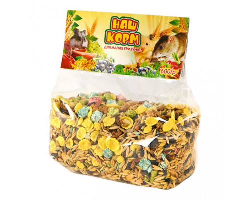 Наш Корм для малих гризунів 600г