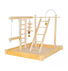 Ігровий майданчик для папуг (20см х 30см х 25см)