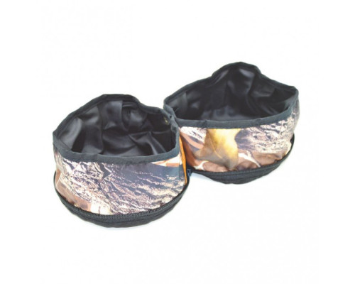 Миски подвійні для корму, води "Турист"