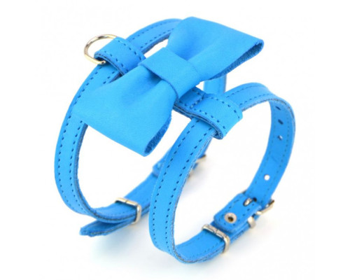 Нагрудники для малих тварин з натуральної шкіри "Метелик"